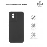 Чехол накладка TPU Armorstandart Matte Slim Fit для Vivo Y02 Camera cover Black (ARM67060)