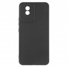 Чехол накладка TPU Armorstandart Matte Slim Fit для Vivo Y02 Camera cover Black (ARM67060)