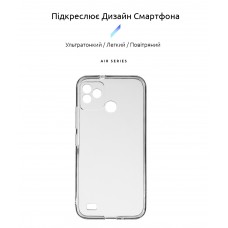 Чехол накладка ArmorStandart TPU Air Series для Tecno POP 5 Go (BD1) Camera cover Transparent (ARM67160)