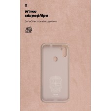 Чехол накладка ArmorStandart TPU ICON для Samsung A11 (A115)/M11 (M115) Camera cover Pink Sand (ARM67492)