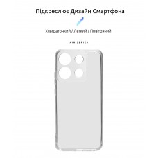 Чехол накладка ArmorStandart TPU Air Series для Tecno POP 7 (BF6) Camera cover Transparent (ARM67814)