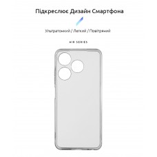 Чехол накладка ArmorStandart TPU Air Series для Tecno Spark 10 4G (KI5q) Camera cover Transparent (ARM67815)