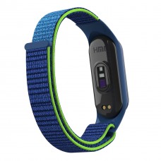 Ремешок Nylon ArmorStandart для Xiaomi Mi Band 7/6/5/4 Blue / Green (ARM67844)