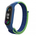 Ремешок Nylon ArmorStandart для Xiaomi Mi Band 7/6/5/4 Blue / Green (ARM67844)