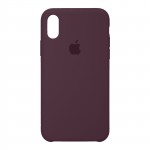 Чехол накладка SK Original TPU Silicone для Apple iPhone XS/X Plum (ARM67858)
