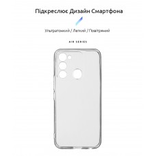 Чехол накладка ArmorStandart TPU Air Series для Tecno Spark 8C Camera cover Transparent (ARM67991)