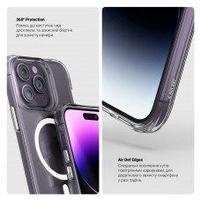 Чехол накладка ArmorStandart TPU Magsafe для Apple iPhone 14 Plus Tansparent (ARM68054)