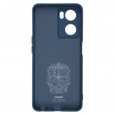 Чехол накладка ArmorStandart TPU ICON для Oppo A57s 4G Camera cover Dark Blue (ARM68119)
