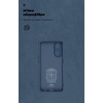 Чехол накладка ArmorStandart TPU ICON для Oppo Reno8 T 4G Camea cover Dark Blue (ARM68121)