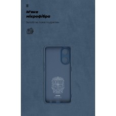 Чехол накладка ArmorStandart TPU ICON для Oppo Reno8 T 4G Camea cover Dark Blue (ARM68121)