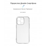 Чехол накладка ArmorStandart TPU Air Series для Apple iPhone 15 Pro Camera cover Transparent (ARM68239)
