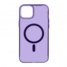 Чехол накладка ArmorStandart TPU Y23 MagSafe для Apple iPhone 14 Transparent Purple (ARM68329)