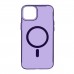 Чехол накладка ArmorStandart TPU Y23 MagSafe для Apple iPhone 14 Transparent Purple (ARM68329)