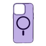 Чехол накладка ArmorStandart TPU Y23 MagSafe для Apple iPhone 14 Pro Transparent Purple (ARM68332)
