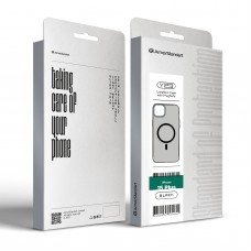 Чехол накладка ArmorStandart TPU Y23 MagSafe для Apple iPhone 15 Plus Transparent Black (ARM68334)