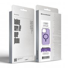 Чехол накладка ArmorStandart TPU Y23 MagSafe для Apple iPhone 14 Pro Max Transparent Purple (ARM68338)