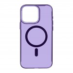 Чехол накладка ArmorStandart TPU Y23 MagSafe для Apple iPhone 15 Pro Transparent Purple (ARM68340)