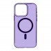 Чехол накладка ArmorStandart TPU Y23 MagSafe для Apple iPhone 15 Pro Transparent Purple (ARM68340)