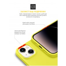 Чехол накладка ArmorStandart TPU ICON2 MagSafe для Apple iPhone 14 Canary Yellow (ARM68392)