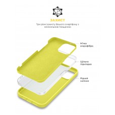 Чехол накладка ArmorStandart TPU ICON2 MagSafe для Apple iPhone 14 Canary Yellow (ARM68392)