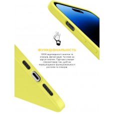 Чехол накладка ArmorStandart TPU ICON2 MagSafe для Apple iPhone 14 Pro Max Canary Yellow (ARM68416)