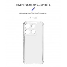 Чехол накладка ArmorStandart TPU Air Force для Infinix Smart 7 / Smart 7 HD Camera cover Transparent (ARM68458)