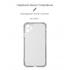Чехол накладка ArmorStandart TPU Air Force для Apple iPhone 11 Camera cover Transparent (ARM68471)