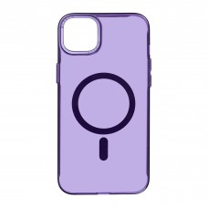 Чехол накладка ArmorStandart TPU Y23 MagSafe для Apple iPhone 15 Transparent Purple (ARM68567)
