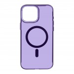 Чехол накладка ArmorStandart TPU Y23 MagSafe для Apple iPhone 15 Pro Max Transparent Purple (ARM68569)