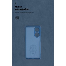 Чехол накладка ArmorStandart TPU ICON для Oppo A98 5G Camera cover Dark Blue (ARM68573)