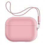 Чехол ArmorStandart TPU Silicone with straps для кейса наушников Apple Airpods Pro 2 Pink (ARM68616) Чехол ArmorStandart TPU Silicone with straps для кейса наушников Apple Airpods Pro 2 Pink (ARM68616)