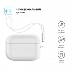 Чехол ArmorStandart TPU Silicone with straps для кейса наушников Apple Airpods Pro 2 Transparent (ARM68617)