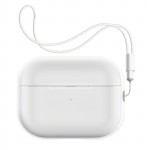 Чехол ArmorStandart TPU Silicone with straps для кейса наушников Apple Airpods Pro 2 Transparent (ARM68617)