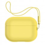 Чехол ArmorStandart TPU Silicone with straps для кейса наушников Apple Airpods Pro 2 Yellow (ARM68619) Чехол ArmorStandart TPU Silicone with straps для кейса наушников Apple Airpods Pro 2 Yellow (ARM68619)