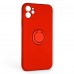 Чехол накладка ArmorStandart TPU Icon Ring для Apple iPhone 11 Red (ARM68642)