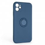 Чехол накладка ArmorStandart TPU Icon Ring для Apple iPhone 11 Blue (ARM68643)
