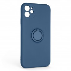 Чехол накладка ArmorStandart TPU Icon Ring для Apple iPhone 11 Blue (ARM68643)