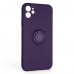Чехол накладка ArmorStandart TPU Icon Ring для Apple iPhone 11 Dark Purple (ARM68646)