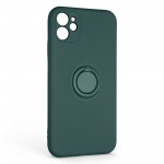 Чехол накладка ArmorStandart TPU Icon Ring для Apple iPhone 11 Dark Green (ARM68647) Чехол накладка ArmorStandart TPU Icon Ring для Apple iPhone 11 Dark Green (ARM68647)