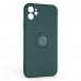 Чехол накладка ArmorStandart TPU Icon Ring для Apple iPhone 11 Dark Green (ARM68647)