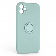 Чехол накладка ArmorStandart TPU Icon Ring для Apple iPhone 11 Mint (ARM68650)