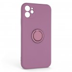 Чехол накладка ArmorStandart TPU Icon Ring для Apple iPhone 11 Grape (ARM68651)