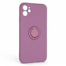 Чехол накладка ArmorStandart TPU Icon Ring для Apple iPhone 11 Grape (ARM68651)