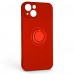 Чехол накладка ArmorStandart TPU Icon Ring для Apple iPhone 13 Red (ARM68653)