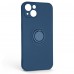 Чехол накладка ArmorStandart TPU Icon Ring для Apple iPhone 13 Blue (ARM68654)