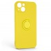 Чехол накладка ArmorStandart TPU Icon Ring для Apple iPhone 13 Yellow (ARM68656)