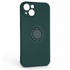 Чехол накладка ArmorStandart TPU Icon Ring для Apple iPhone 13 Dark Green (ARM68658)