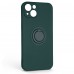 Чехол накладка ArmorStandart TPU Icon Ring для Apple iPhone 13 Dark Green (ARM68658)