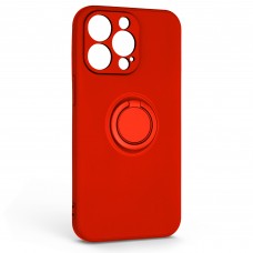 Чехол накладка ArmorStandart TPU Icon Ring для Apple iPhone 13 Pro Red (ARM68664)