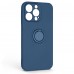 Чехол накладка ArmorStandart TPU Icon Ring для Apple iPhone 13 Pro Blue (ARM68665)